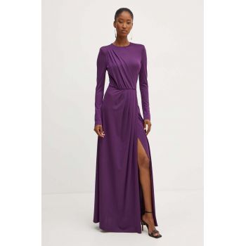 Silvian Heach rochie GASNSKY culoarea violet, maxi, evazati, GPA24282VE