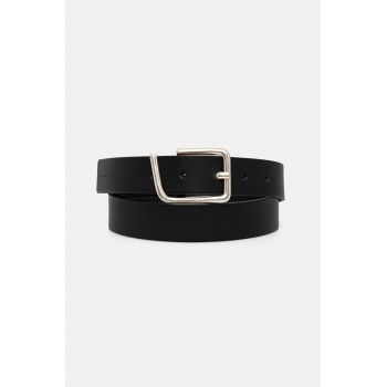 Sisley curea femei, culoarea negru, 6G8ZWL02D