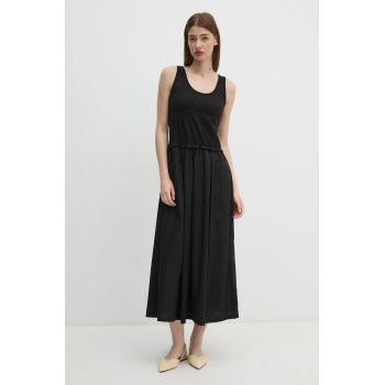 United Colors of Benetton rochie culoarea negru, maxi, evazati, 4VLDDV0AS