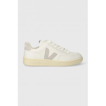 Veja sneakers din piele V-12 culoarea alb, XD0203484