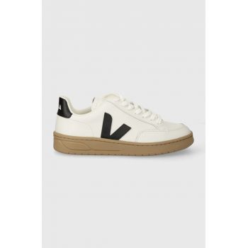 Veja sneakers din piele V-12 culoarea alb, XD0203640