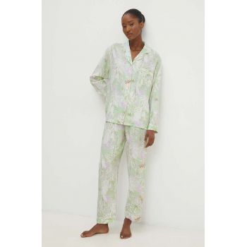 Answear Lab pijama femei, culoarea turcoaz