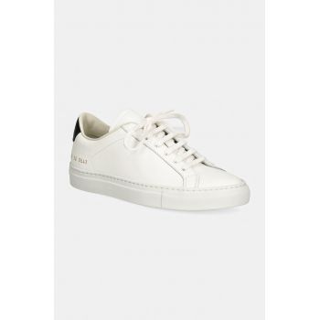 Common Projects sneakers din piele Retro Classic culoarea alb, 6165