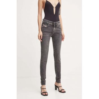 Diesel jeansi 2017 SLANDY femei, culoarea gri, A04108.09J07