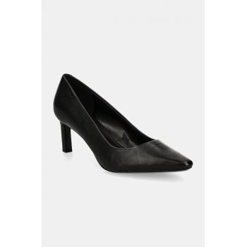 Dkny stilettos de piele Charlie culoarea negru, K3496787