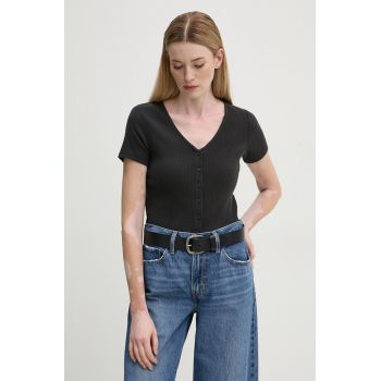 Levi's tricou femei, culoarea negru, A8782