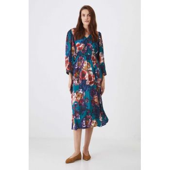 Medicine rochie midi, evazati