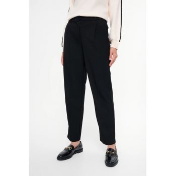 Pantaloni eleganti cu buzunare oblice