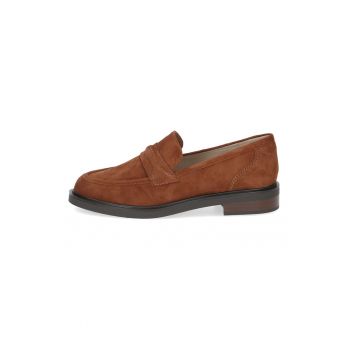 Pantofi loafer uni de piele