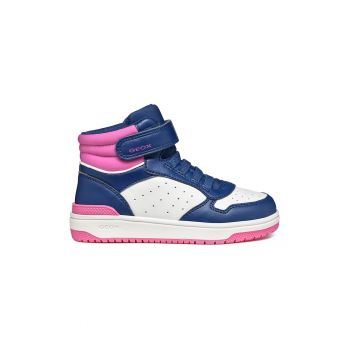 Pantofi sport mid-high de piele ecologica