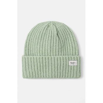 Pepe Jeans caciula WENEBA HAT culoarea verde, din tricot gros, PL040355 ieftina