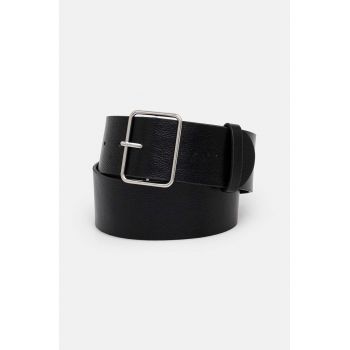 Sisley curea femei, culoarea negru, 6HVUWL02J