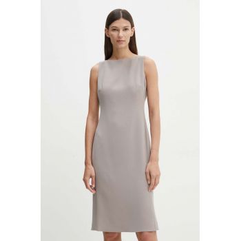 Theory rochie culoarea bej, mini, drept, L0109606