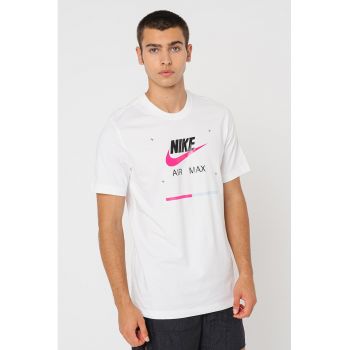 Tricou de bumbac cu imprimeu logo