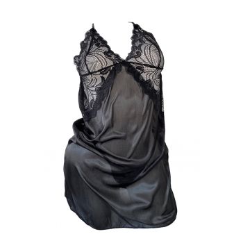 Lenjerie sexy tip neglijeu din satin -