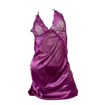 Lenjerie sexy tip neglijeu din satin -