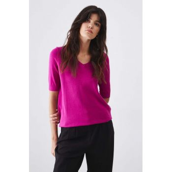 Medicine tricou femei, culoarea violet ieftin