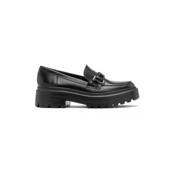 Pantofi loafer de piele cu logo