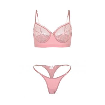 Set lenjerie sexy 2 piese cu dantela - sutien - EFAYN RO