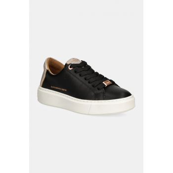 Alexander Smith sneakers din piele London culoarea negru, ALBALDW8290BCP