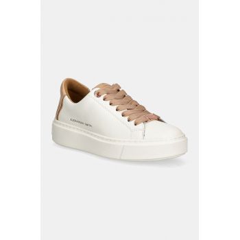 Alexander Smith sneakers London culoarea alb, ALBALDW8352WNU