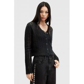 AllSaints cardigan din lana VIVIAN culoarea negru, W056KB