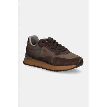 Gant sneakers Bevinda culoarea maro, 29533672 G462