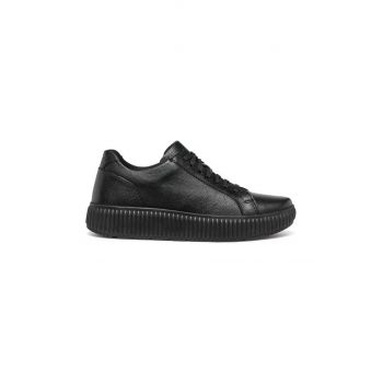 Geox sneakers din piele D GRAISY culoarea negru, D46XFA 00046 C9999