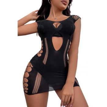 Lenjerie sexy tip rochie scurta - spate gol - EFAYN