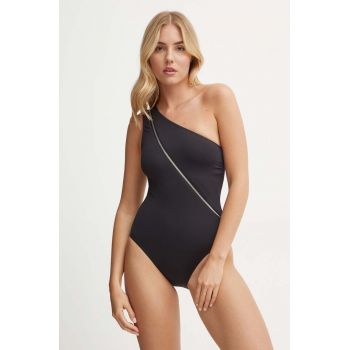 MICHAEL Michael Kors costum de baie dintr-o bucată culoarea negru, cupa moale