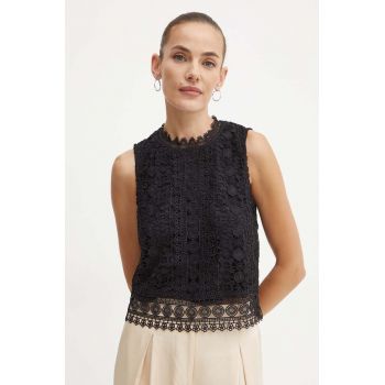 Morgan bluza OLAYA femei, culoarea negru, neted, OLAYA