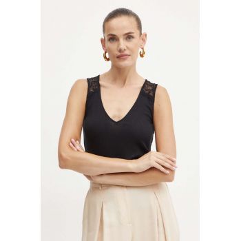 Morgan top DIOU culoarea negru, DIOU