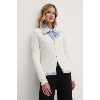 Pepe Jeans cardigan IZABEL CARDIGAN femei, culoarea bej, light, PL702225