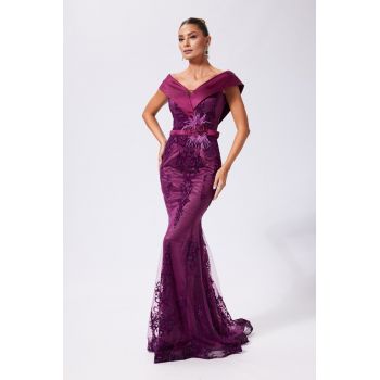 Rochie de ocazie premium Asefia Violet