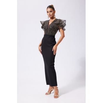 Rochie de ocazie premium Ekanta Neagra