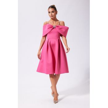 Rochie eleganta Fiance Ciclam