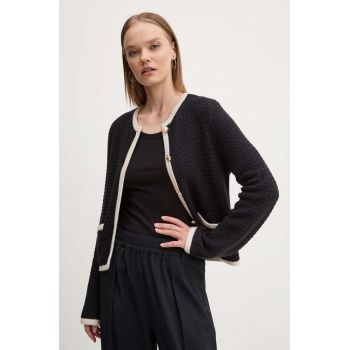 Abercrombie & Fitch cardigan femei, culoarea negru, light, KI150-4243