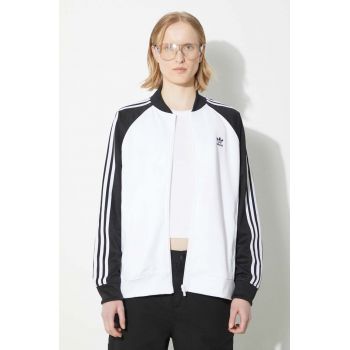 adidas Originals bluza Adicolor Classic SST femei, culoarea alb, modelator, IS4103