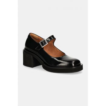 Billi Bi pantofi de piele culoarea negru, cu toc drept, A7070