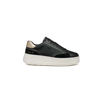 Geox sneakers din piele D SPHERICA ECUB-2 culoarea negru, D46WVE 08522 C9999