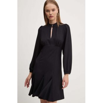 HUGO rochie culoarea negru, mini, evazati, 50522326