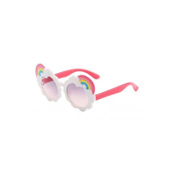 Ochelari de soare pentru copii - unisex - model curcubeu cu accesorii - EFAYN