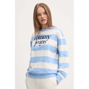 Tommy Jeans hanorac de bumbac femei, modelator, DW0DW19041