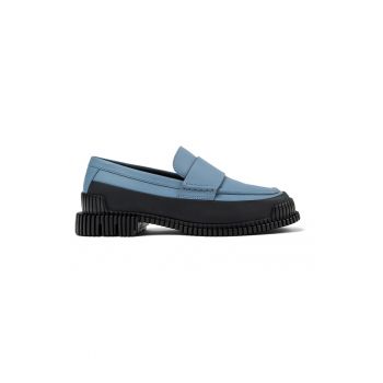 Pantofi loafer uni de piele