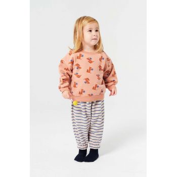 Bobo Choses bluza bebe Hungry Squirrel culoarea portocaliu, modelator, 224AB034