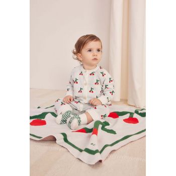 Bobo Choses compleu bebe Cherry culoarea alb, 224AB109