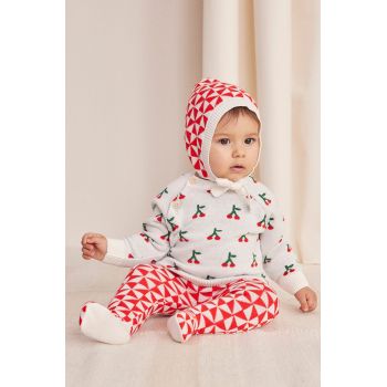 Bobo Choses compleu bebe Cherry culoarea rosu, 224AB107