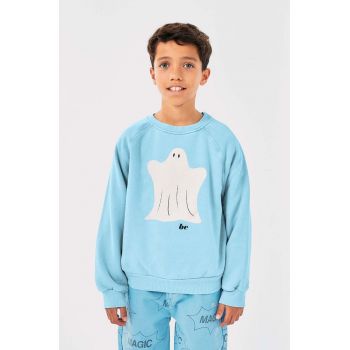 Bobo Choses hanorac de bumbac pentru copii Funny Ghost cu imprimeu, 224AC051