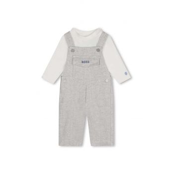 BOSS compleu bebe culoarea gri, J51066