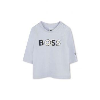 BOSS longsleeve bebelusi cu imprimeu, J51044